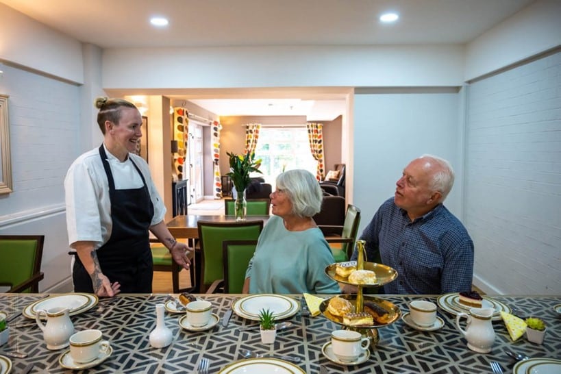 care home dining