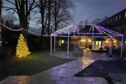 Festive decorations in care homes