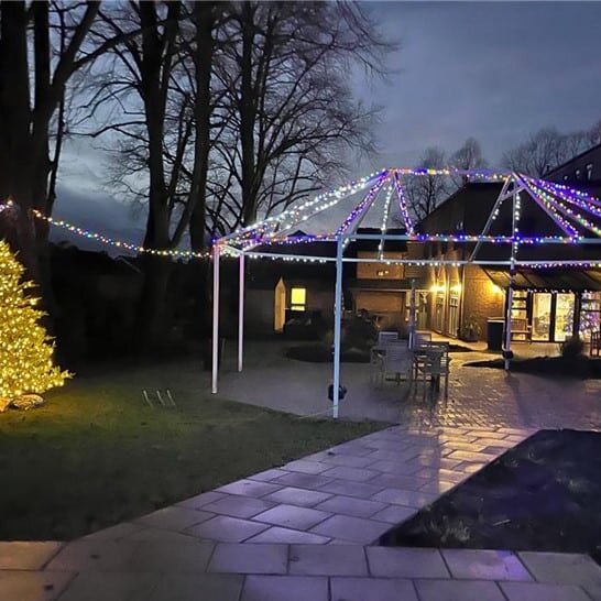 Festive decorations in care homes