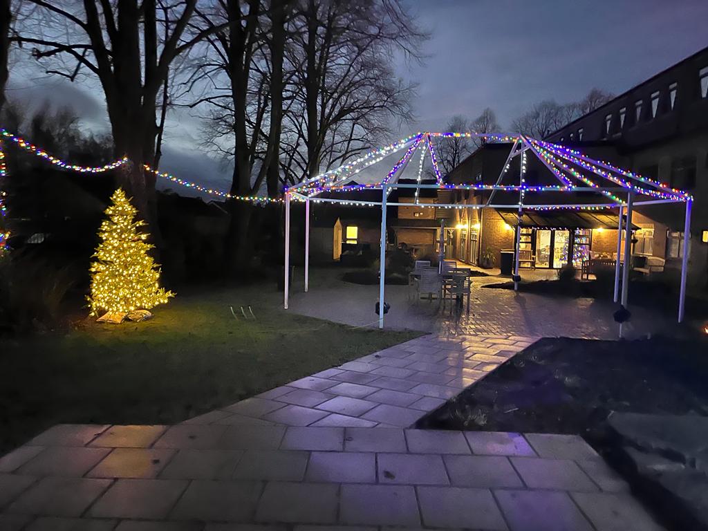 Festive decorations in care homes, Christmas at Riseley House