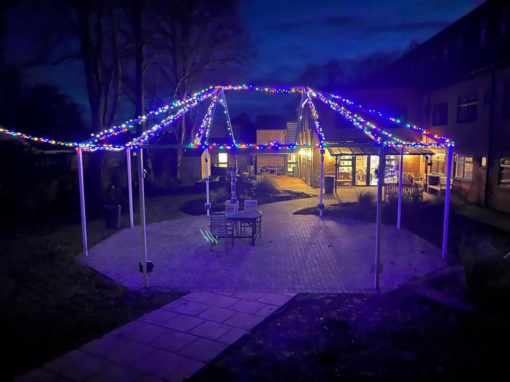 Festive decorations in care homes, Christmas at Riseley House