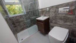 Our ensuite bathroom in one of our supported living apartments here at Riseley House Care Home in Macclesfield