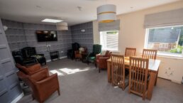 One of the lounges here at Riseley House Care Home in Macclesfield