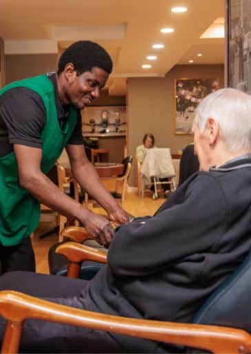 A cup of tea served with a biscuit at Riseley House Care Home in Macclesfield - Care Jobs in Macclesfield